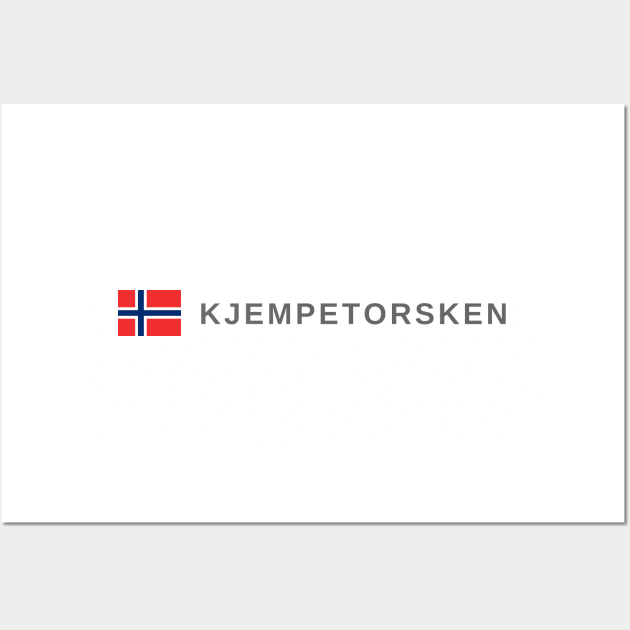 Kjempetorsken Norway Wall Art by tshirtsnorway